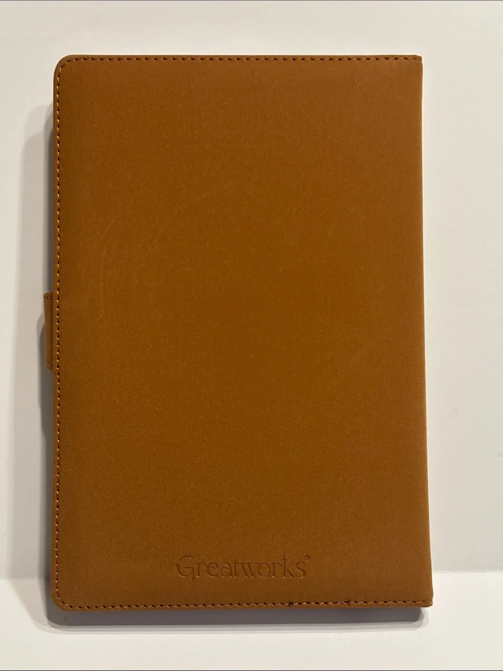 Greatworks Tan Padded Leatherette Journal